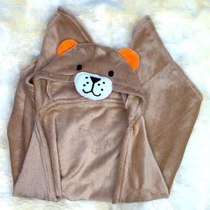 •urban dreams• Plush Brown Teddy Bear hoodie / blanket / sleep Cape
